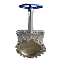 DN80 PN10 Manual metal seat cast steel WCB wafer slurry lug knife gate valve with price